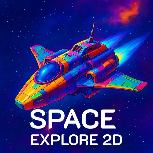 Space Explore 2D Game